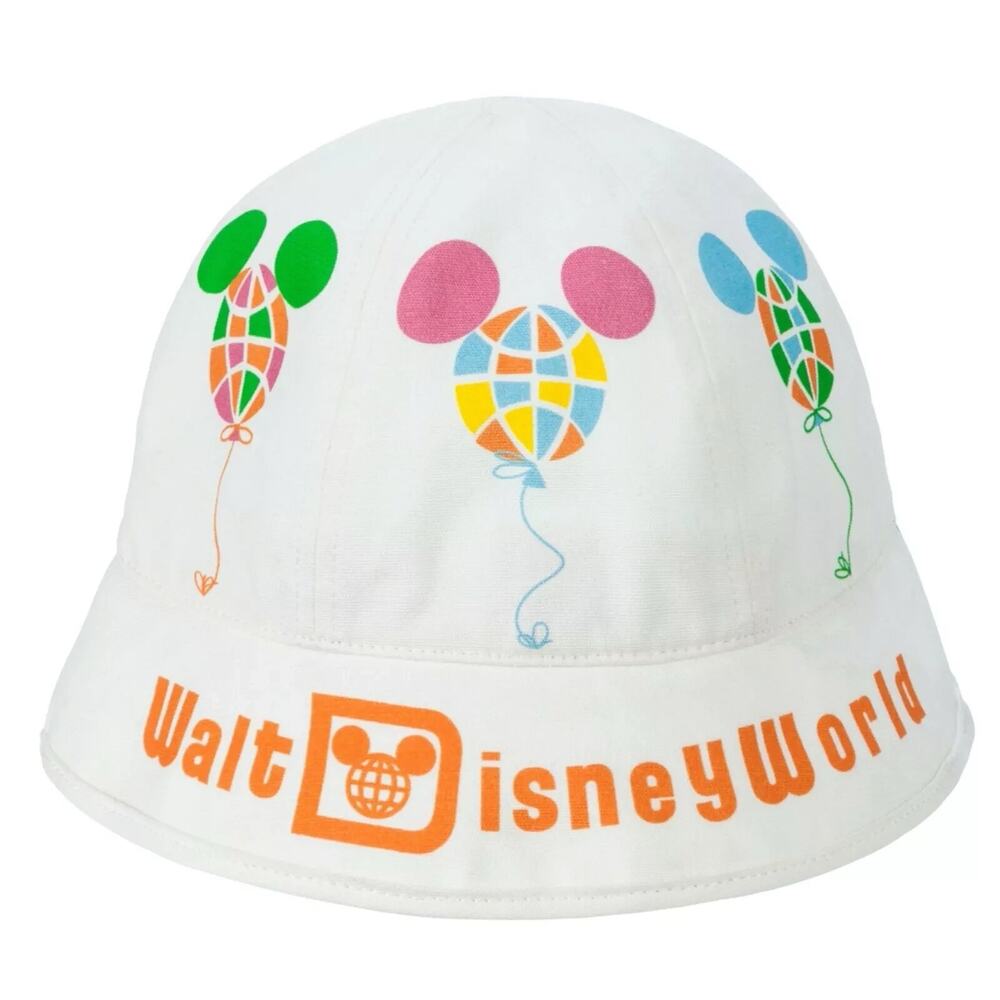 Disney Parks Bucket Hat Mickey Balloons Disney World 50th Anniversary (0931)